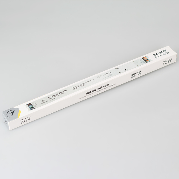 Диммер SR-P-1009-24-75W (220V, 24V, 2x1.56A) (ARL, IP20 Металл, 3 года)