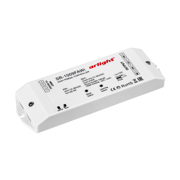 Контроллер SR-1009FA WiFi (12-36V, 240-720W) (ARL, IP20 Пластик, 3 года)