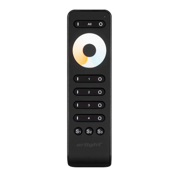 Пульт SMART-R33-MIX Black (4 зоны, 2.4G) (ARL, -)