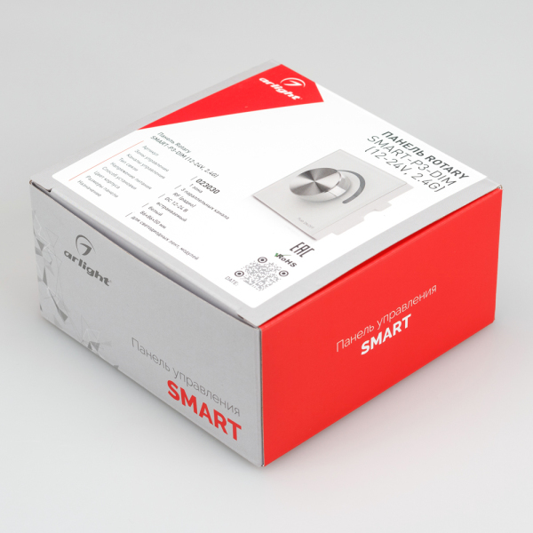 Панель Rotary SMART-P3-DIM (12-24V, 2.4G) (ARL, IP20 Пластик, 5 лет)