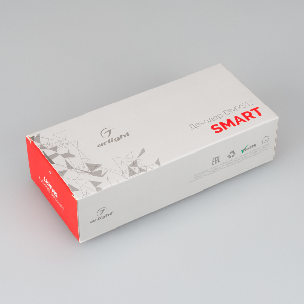 Декодер SMART-K56-DMX (230V, 3x1.5A, XLR3, 2.4G) (ARL, IP40 Металл, 5 лет)