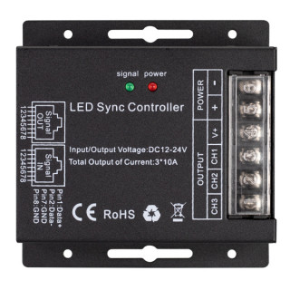 Контроллер ARL-4022-OVAL-MIX Black (12-24V, 2x10A, ПДУ, RF) (ARL, IP20 Металл, 2 года)