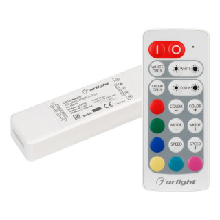 Контроллер ARL-MINI-RGBW-4x2.5A (5-24V, RF ПДУ 20кн) (ARL, IP20 Пластик, 1 год)
