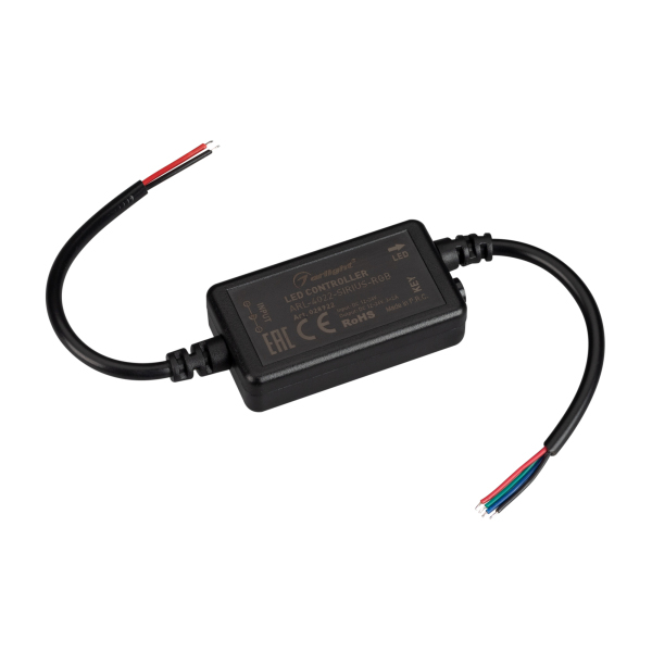Контроллер ARL-4022-SIRIUS-RGB (12-24V, 3x2A, 2.4G) (ARL, IP20 Пластик, 2 года)