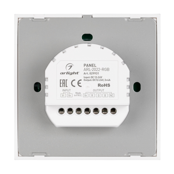 Панель ARL-2022-RGB (12-24V, 3x4A, Sens) (ARL, IP20 Пластик, 3 года)
