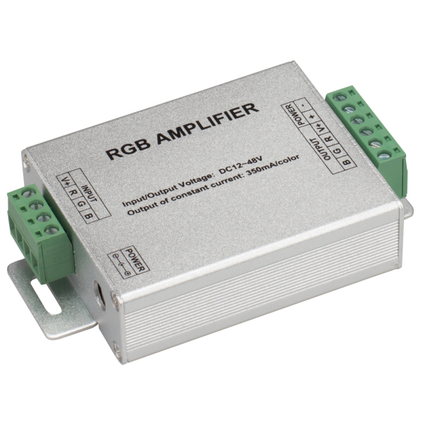 RGB-усилитель LN-350 (12-48V, 3x350mA, 50W) (ARL, IP20 Металл, 1 год)