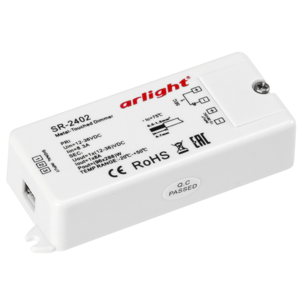 Диммер SR-2402 (12-36V, 96-288W, Metal-Touch) (ARL, -)