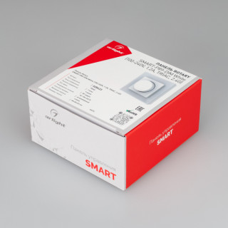 Панель SMART-P89-DIM-IN White (230V, 1.2A, TRIAC, Rotary, 2.4G) (ARL, Пластик)