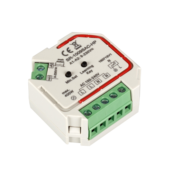 Диммер SR-1009SAC-HP (230V, 1.66A) (ARL, IP20 Пластик, 3 года)