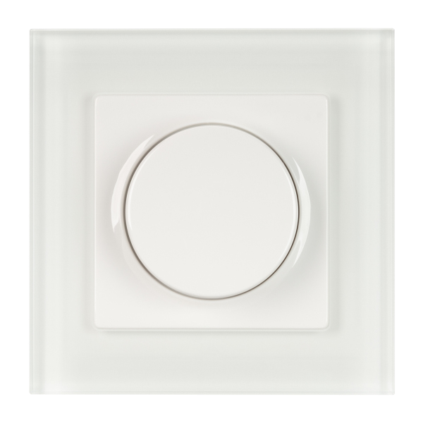 Панель SMART-P96-DIM-IN White (230V, 1.5A, 0-10V, Rotary, 2.4G) (ARL, Пластик)