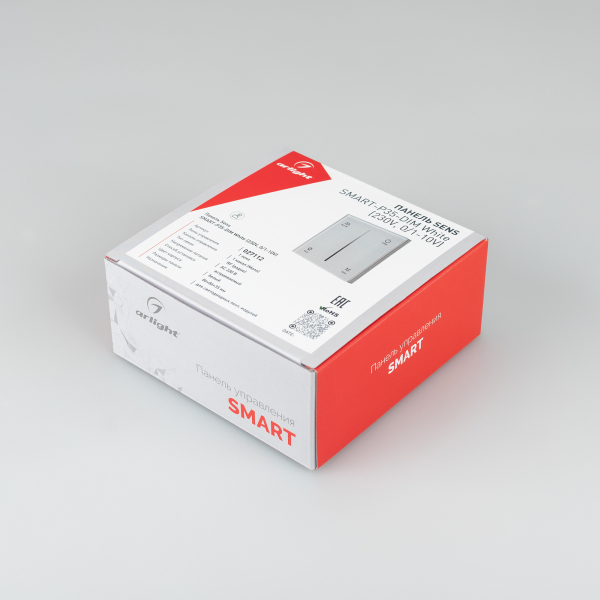 Панель SMART-P35-DIM-IN White (230V, 0-10V, Sens, 2.4G) (ARL, IP20 Пластик, 5 лет)
