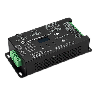 Декодер SMART-K55-DMX (12-24V, 5x6A, XLR3) (ARL, Металл)