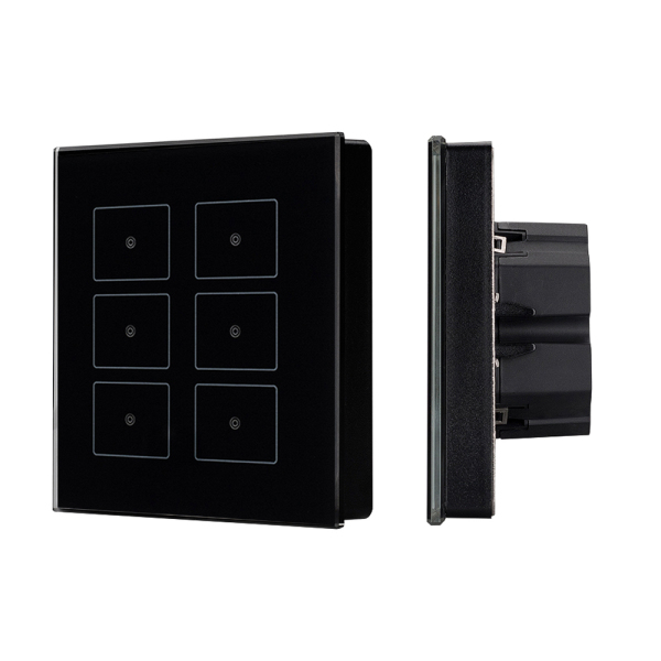 Панель Sens SR-KN0611-IN Black (KNX, DIM) (ARL, -)