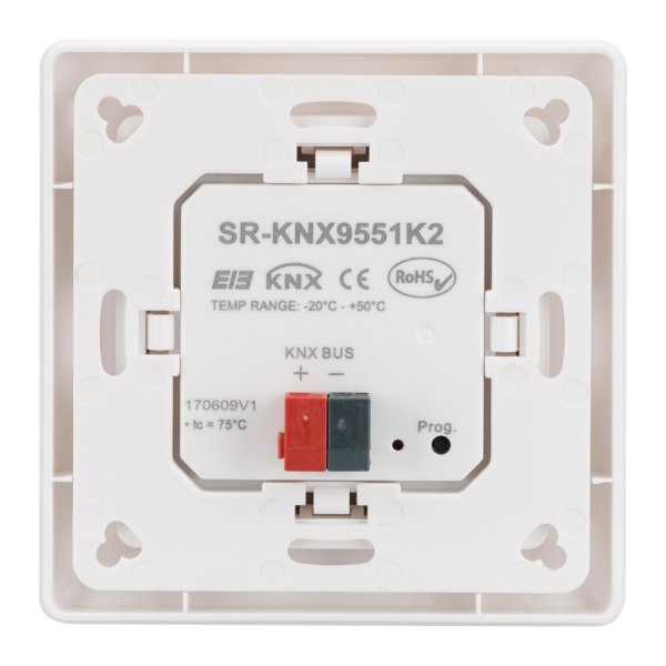 Панель Knob SR-KN9551K2-UP White (KNX, DIM) (ARL, -)