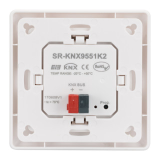 Панель Knob SR-KN9551K2-UP White (KNX, DIM) (ARL, -)