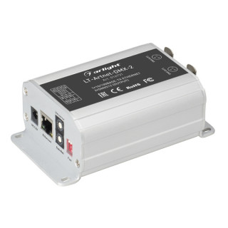 Контроллер LT-Artnet-DMX-2 (220V,1024CH) (ARL, IP20 Металл, 1 год)