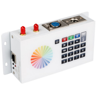 Контроллер DMX SR-2816WI White (12V, WiFi, 8 зон) (ARL, IP20 Металл, 3 года)