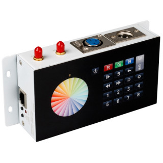 Контроллер DMX SR-2816WI Black (12V, WiFi, 8 зон) (ARL, IP20 Металл, 3 года)