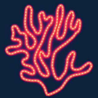 Светодиодная консоль летний сезон, Ветка коралла 2, цвет на выбор, Rich LED, RL-KN-S-01-02