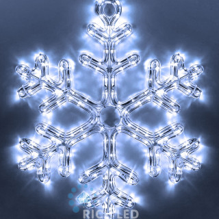 Снежинка Rich LED ПРЕМИУМ матовая, 40 см, белая, RL-SFDLM40-W