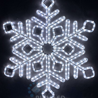 Снежинка Rich LED ПРЕМИУМ, 70 см, белая, RL-SFDL70-W
