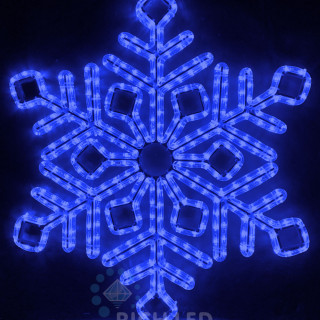 Снежинка Rich LED ПРЕМИУМ, 70 см, синяя, RL-SFDL70-B
