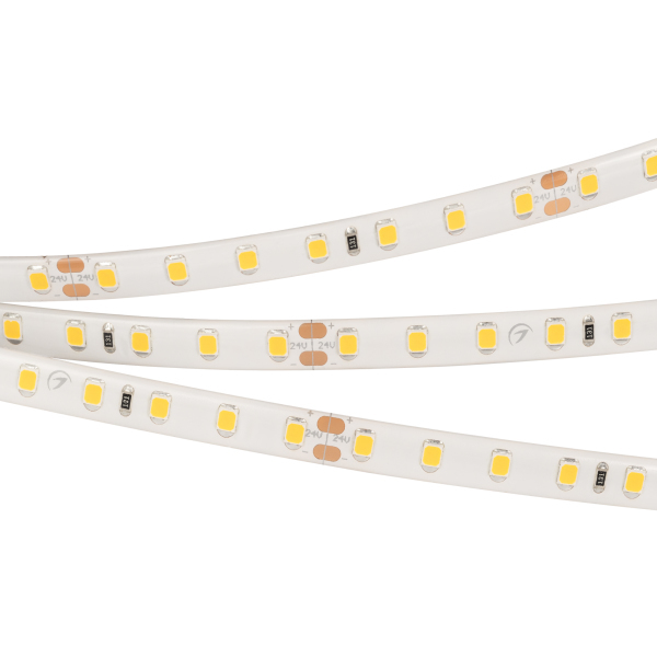 Светодиодная лента RTW 2-5000SE 24V 1.6X Day (2835, 490 LED, PRO) (ARL, 10 Вт/м, IP65)