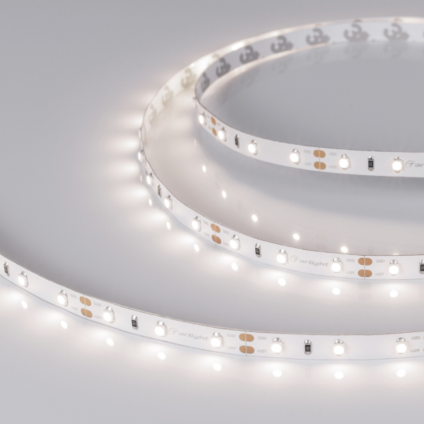 Светодиодная лента RT 2-5000 12V Day4000 (3528, 300 LED, CRI98) (ARL, 4.8 Вт/м, IP20)
