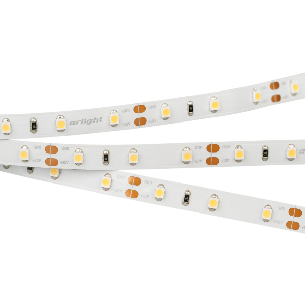 Светодиодная лента RT 2-5000 12V Day4000 (3528, 300 LED, CRI98) (ARL, 4.8 Вт/м, IP20)