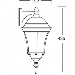 Садово-парковый светильник серии Astoria 1 S 91302 S bl