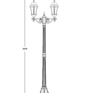 Садово-парковый светильник серии ASTORIA 91308 L A bg