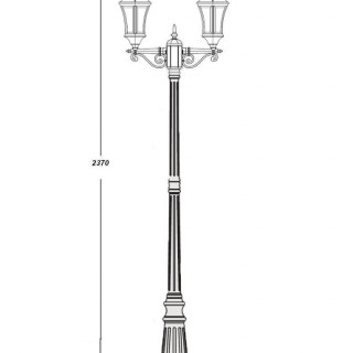 Садово-парковый светильник серии ASTORIA 91309 L A bg