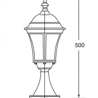 Садово-парковый светильник серии ASTORIA 91304 S gb
