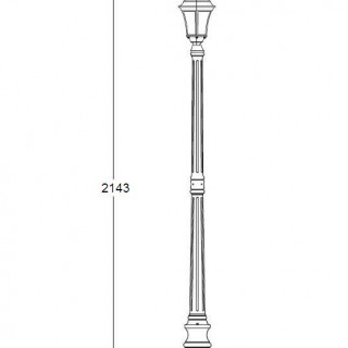 Садово-парковый светильник серии ASTORIA 91309 S gb