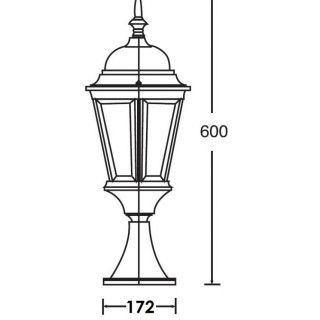 Садово-парковый светильник серии Astoria 2 91404 gb