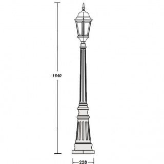 Садово-парковый светильник серии Astoria 2 91411 gb
