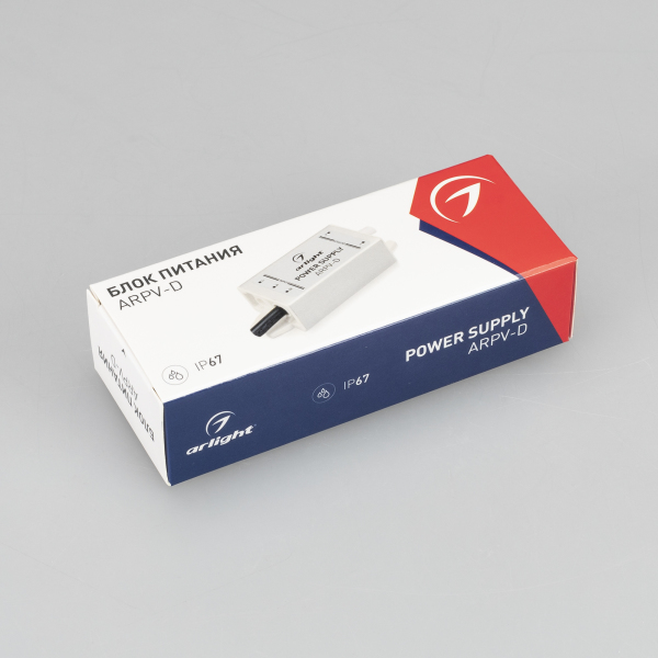 Блок питания ARPV-12010-D (12V, 0.83A, 10W) (ARL, IP67 Металл, 3 года)