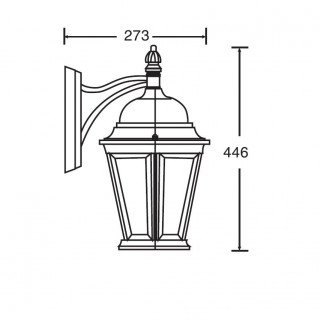 Садово-парковый светильник серии Astoria 2 91402m gb