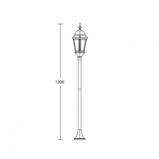 Садово-парковый светильник серии Astoria 2 91406m gb