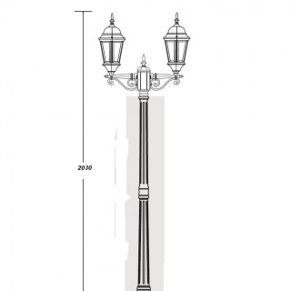 Садово-парковый светильник серии Astoria 2 91408m A gb