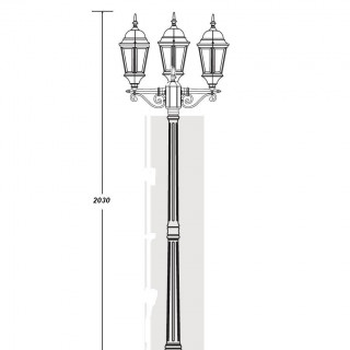 Садово-парковый светильник серии Astoria 2 91408m B gb