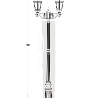 Садово-парковый светильник серии Astoria 2 91409m A gb