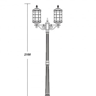 Садово-парковый светильник серии BARSELONA  81208 B bg