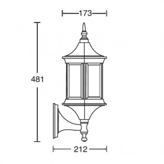 Садово-парковый светильник серии Bern 89801 S