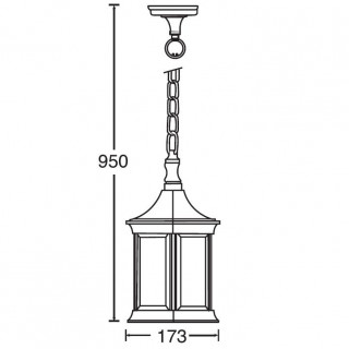 Садово-парковый светильник серии Bern 89805 S