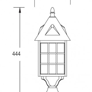 Садово-парковый светильник серии Cadiz 64603 gb