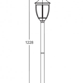 Садово-парковый светильник серии Coventry 91506