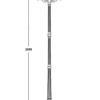 Садово-парковый светильник серии Faro 91110 lgG A 21