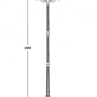 Садово-парковый светильник серии Faro 91110 lgG B 21