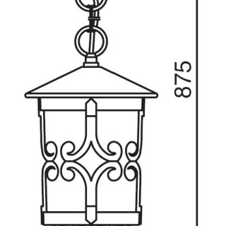 Садово-парковый светильник серии  Frankfurt 15855